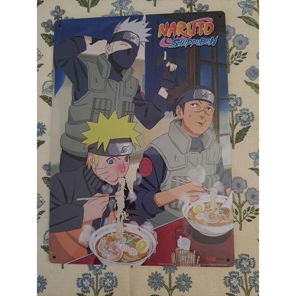 Naruto Shippuden Metal Sign 11.5" X 8.25" Wall Hanging Decor Anime - Picture 1 of 4